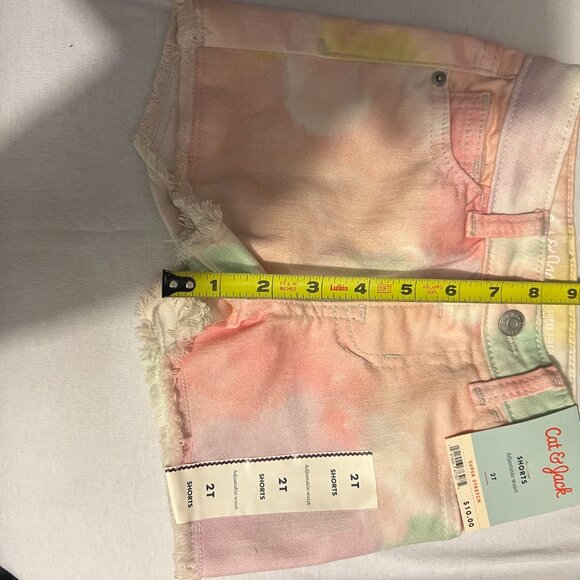 pink child shorts adjustable waist - Picture 2 of 4